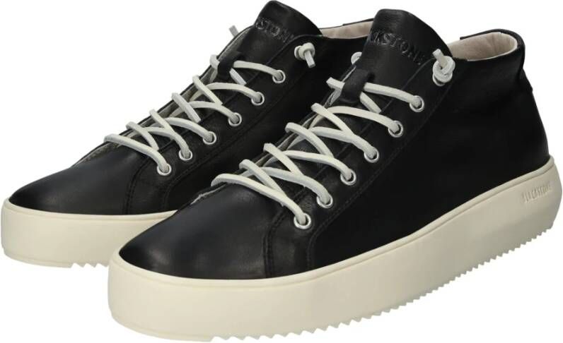 Blackstone Stijlvolle Mid Sneaker Zwart Black Heren