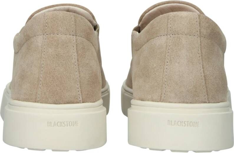 Blackstone Ruby Banks Lemon Pepper Slip-ons Beige Heren