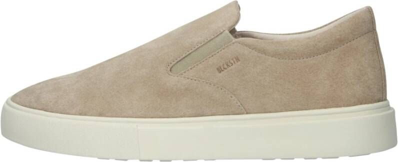 Blackstone Ruby Banks Lemon Pepper Slip-ons Beige Heren