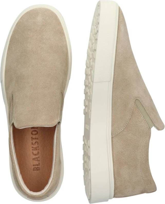 Blackstone Ruby Banks Lemon Pepper Slip-ons Beige Heren