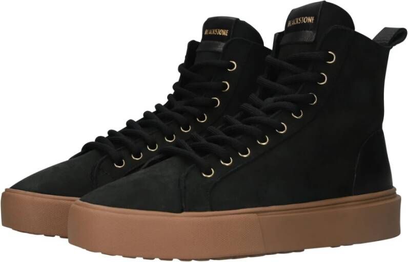 Blackstone Sermeq Akna Black Sneaker (high) Black Dames