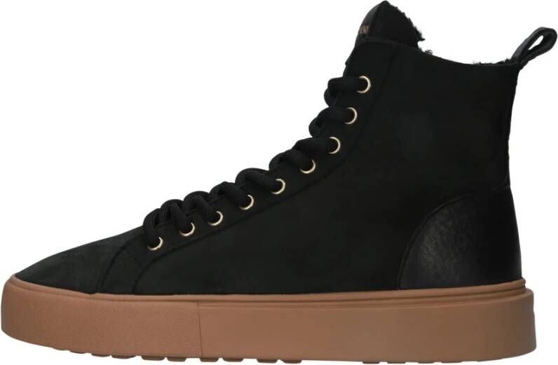 Blackstone Sermeq Akna Black Sneaker (high) Black Dames