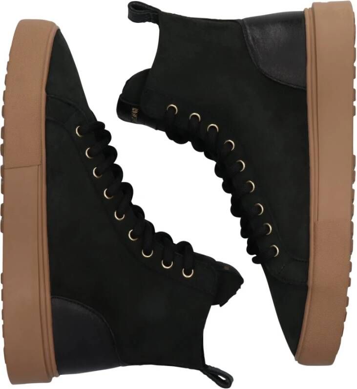 Blackstone Sermeq Akna Black Sneaker (high) Black Dames