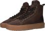 Blackstone SERMEQ AKNA Coffee Sneaker (high) Vrouw Dark brown - Thumbnail 2