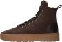 Blackstone SERMEQ AKNA Coffee Sneaker (high) Vrouw Dark brown - Thumbnail 5