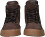 Blackstone SERMEQ AKNA Coffee Sneaker (high) Vrouw Dark brown - Thumbnail 8