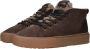 Blackstone SERMEQ ARNAQ Coffee Sneaker (mid) Vrouw Dark brown - Thumbnail 4