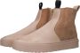 Blackstone SERMEQ NAALU Nude Chelsea boots Vrouw Light brown - Thumbnail 4