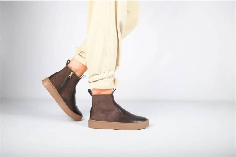 Blackstone Sermeq Naalu Coffee Chelsea boots Brown Dames