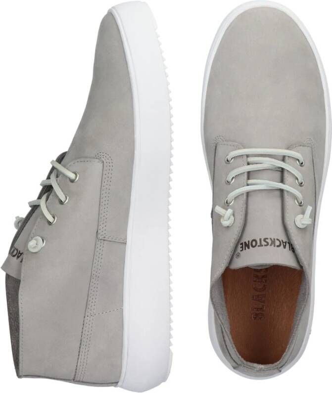 Blackstone Zilveren Sconce Sneaker Mid Gray Heren