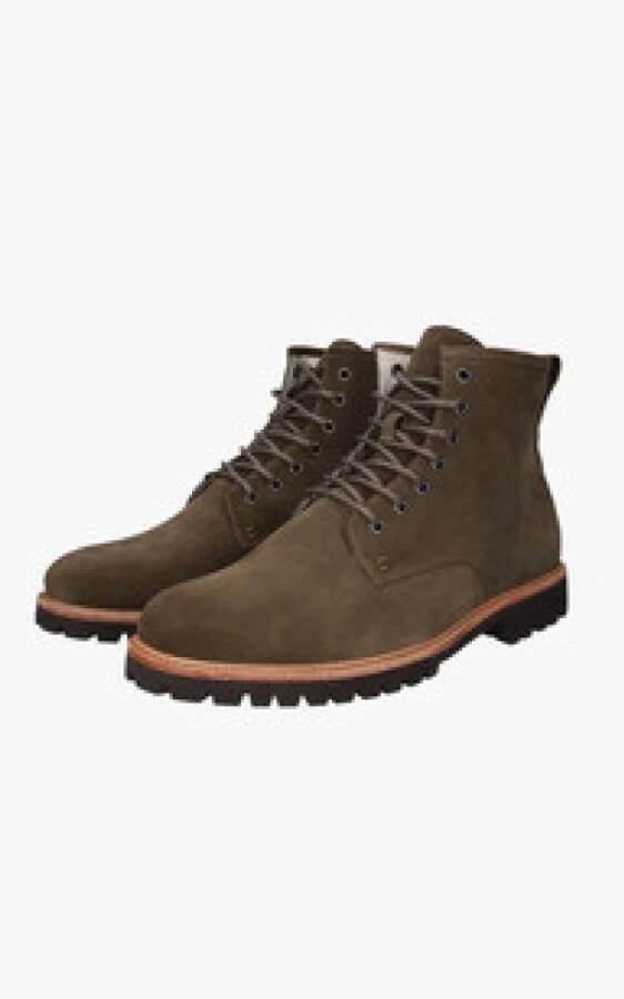 Blackstone Warm Gevoerde Leren High-Top Laarzen Brown Heren