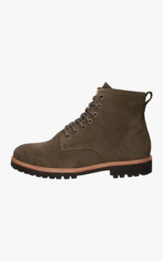 Blackstone Warm Gevoerde Leren High-Top Laarzen Brown Heren