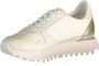 Blauer Sportieve Beige Vetersneakers met Contrastdetails Beige - Thumbnail 4