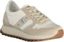 Blauer Sportieve Beige Damessneakers met Contrastdetails Beige Dames - Thumbnail 16