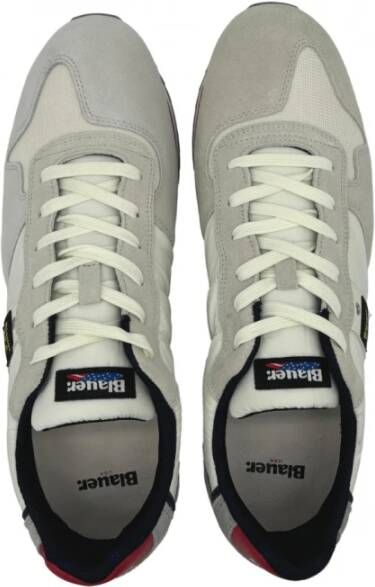 Blauer Beige Suède Heren Sneakers Multicolor Heren