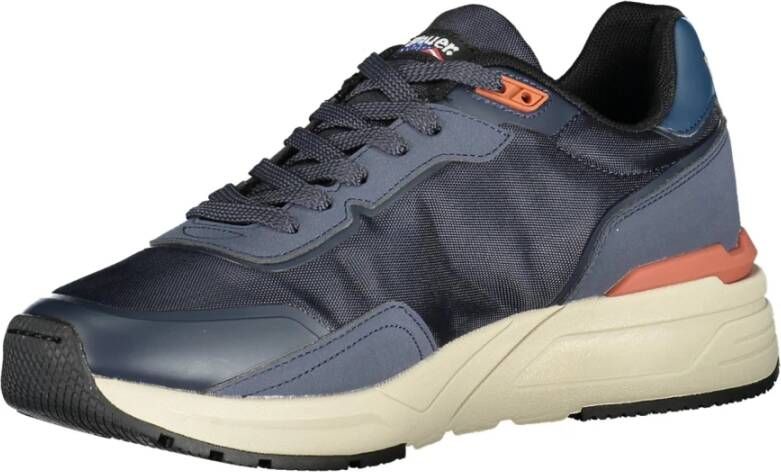 Blauer Blauwe Heren Sportschoenen Vetersluiting Blue Heren