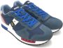 Blauer Blauwe Sneakers met Technische Inzetstukken Multicolor Heren - Thumbnail 6