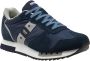 Blauer Sportieve Vetersneakers met Contrastdetails Multicolor Heren - Thumbnail 21