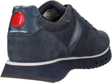 Blauer Blauwe Sneakers voor Mannen Blue Heren