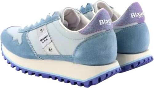 Blauer Blauwe Sneakers voor Vrouwen Blue Dames