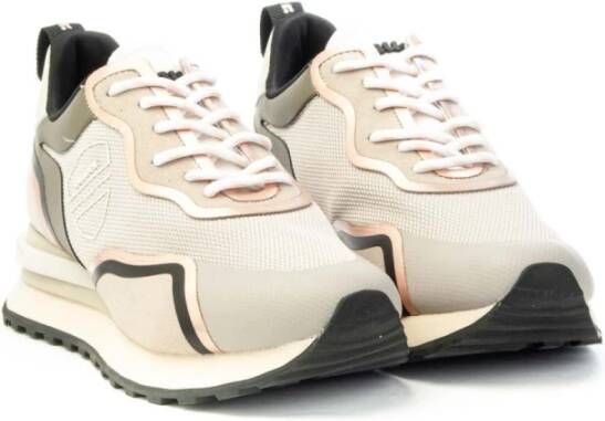 Blauer Camo9 Mesh Sneakers met Plateauzool Beige Dames