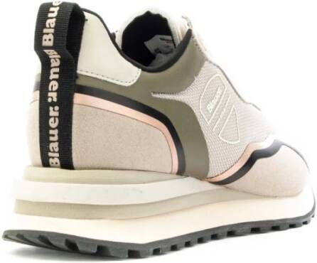 Blauer Camo9 Mesh Sneakers met Plateauzool Beige Dames