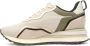 Blauer Camo9 Mesh Sneakers met Plateauzool Beige Dames - Thumbnail 4