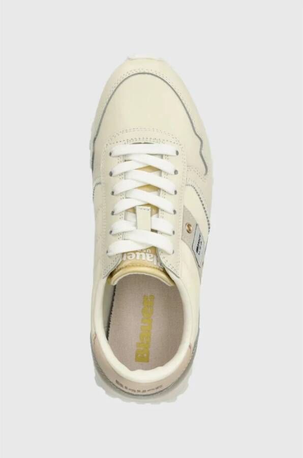 Blauer Casual Sneakers voor Dagelijks Gebruik Beige Dames