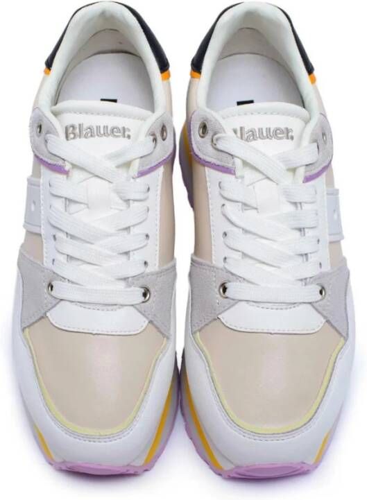 Blauer Casual Sneakers voor Dagelijks Gebruik White Dames