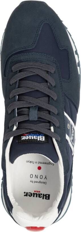 Blauer Eenvoudige Tokyo Sneakers met Vetersluiting Blue Heren