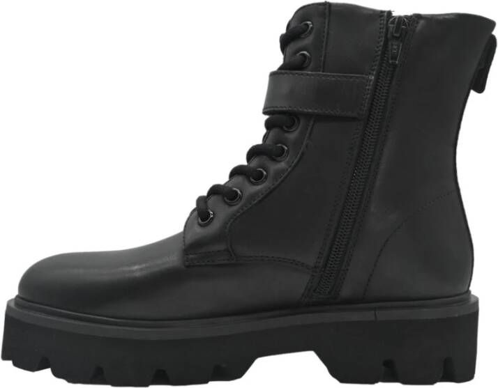 Blauer Eva 02 Leren Laars Zwart Black Dames