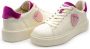 Blauer Fluwelen Paarse Damesschoenen F4Venus01 Vel Beige Dames - Thumbnail 3