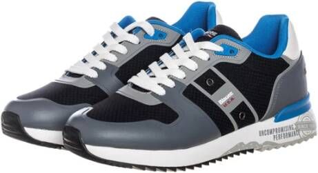 Blauer Grijze Casual Sneakers Multicolor Heren