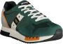 Blauer Sportieve Groene Sneaker met Contrastdetails Green Heren - Thumbnail 12