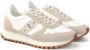 Blauer Sportieve Beige Damessneakers met Contrastdetails Beige Dames - Thumbnail 14