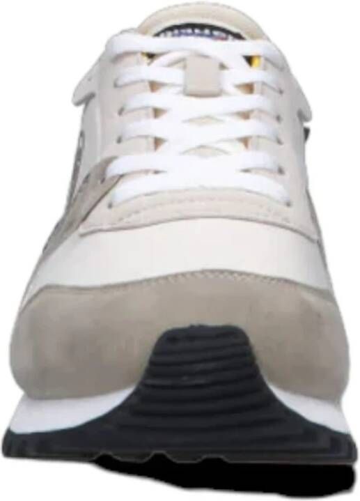 Blauer Heren Lage Sneakers van Synthetisch Leer Multicolor Heren