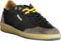 Blauer Heren Sportieve Zwarte Sneakers met Contrastdetails Black Heren - Thumbnail 2