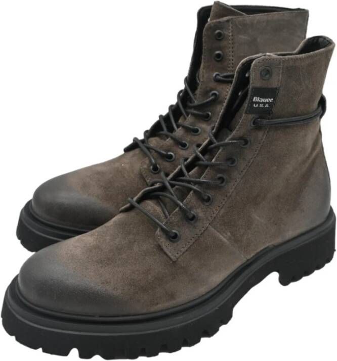 Blauer Heren Suède Bootie VIP Stijl Brown Heren