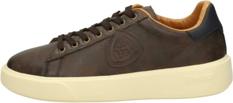 Blauer Lage Sneakers Brown Heren