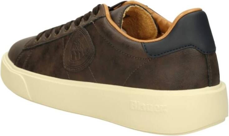 Blauer Lage Sneakers Brown Heren