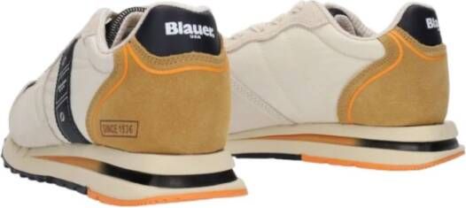 Blauer Lage Sneakers Multicolor Heren