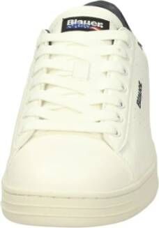 Blauer Lage Sneakers White Heren