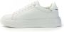 Blauer Witte Polyester Sneaker met Sportieve Details White Dames - Thumbnail 12