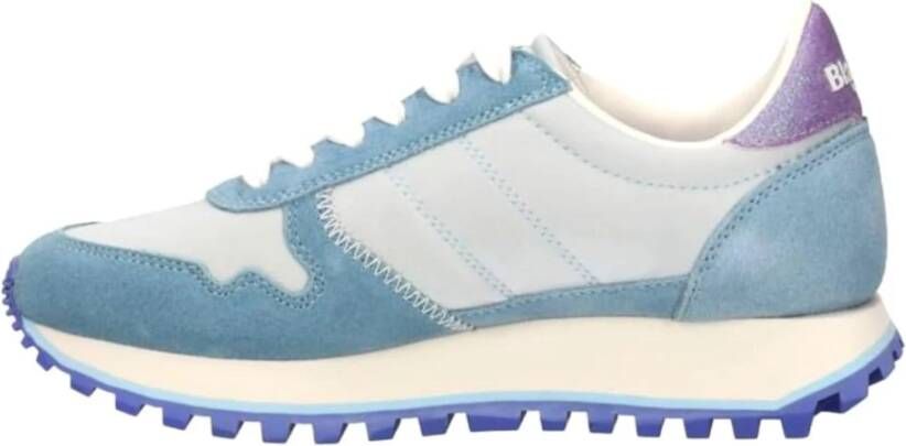 Blauer Lichtblauwe Platte Schoenen Blue Dames