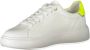 Blauer Sportieve witte vetersneakers met contrastdetails White - Thumbnail 13