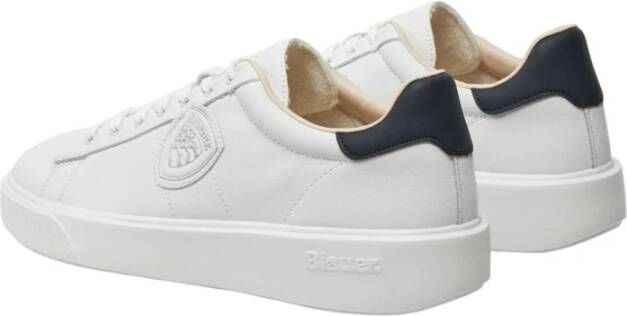 Blauer Moderne Herensneakers White Heren