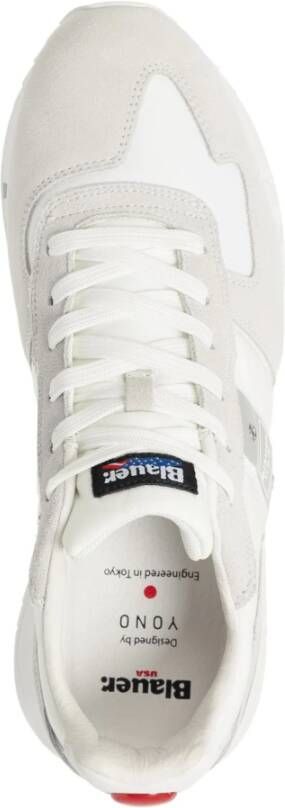 Blauer Multicolor Vetersluiting Tokyo Sneakers White Heren