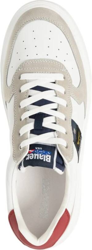 Blauer Multikleur Veterschoenen White Heren