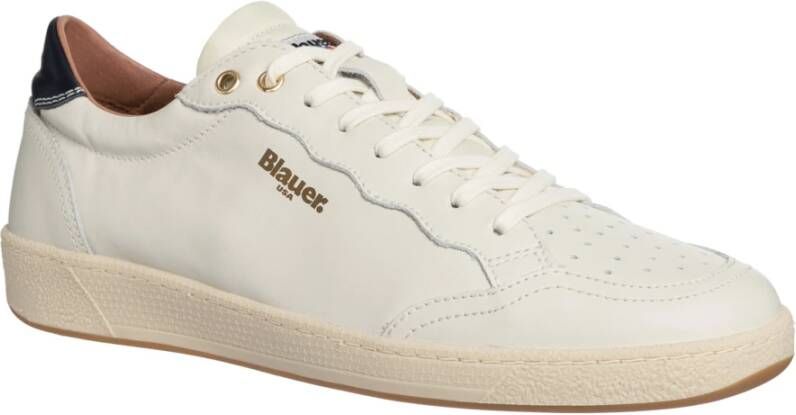 Blauer Murray Sneakers met vetersluiting Wit Heren