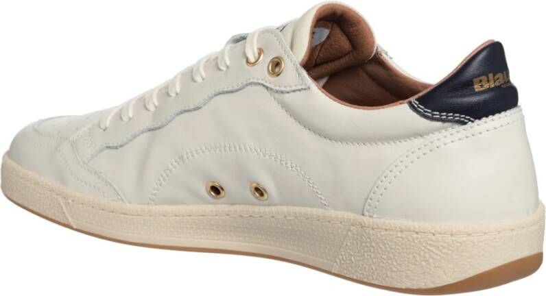 Blauer Murray Sneakers met vetersluiting Wit Heren